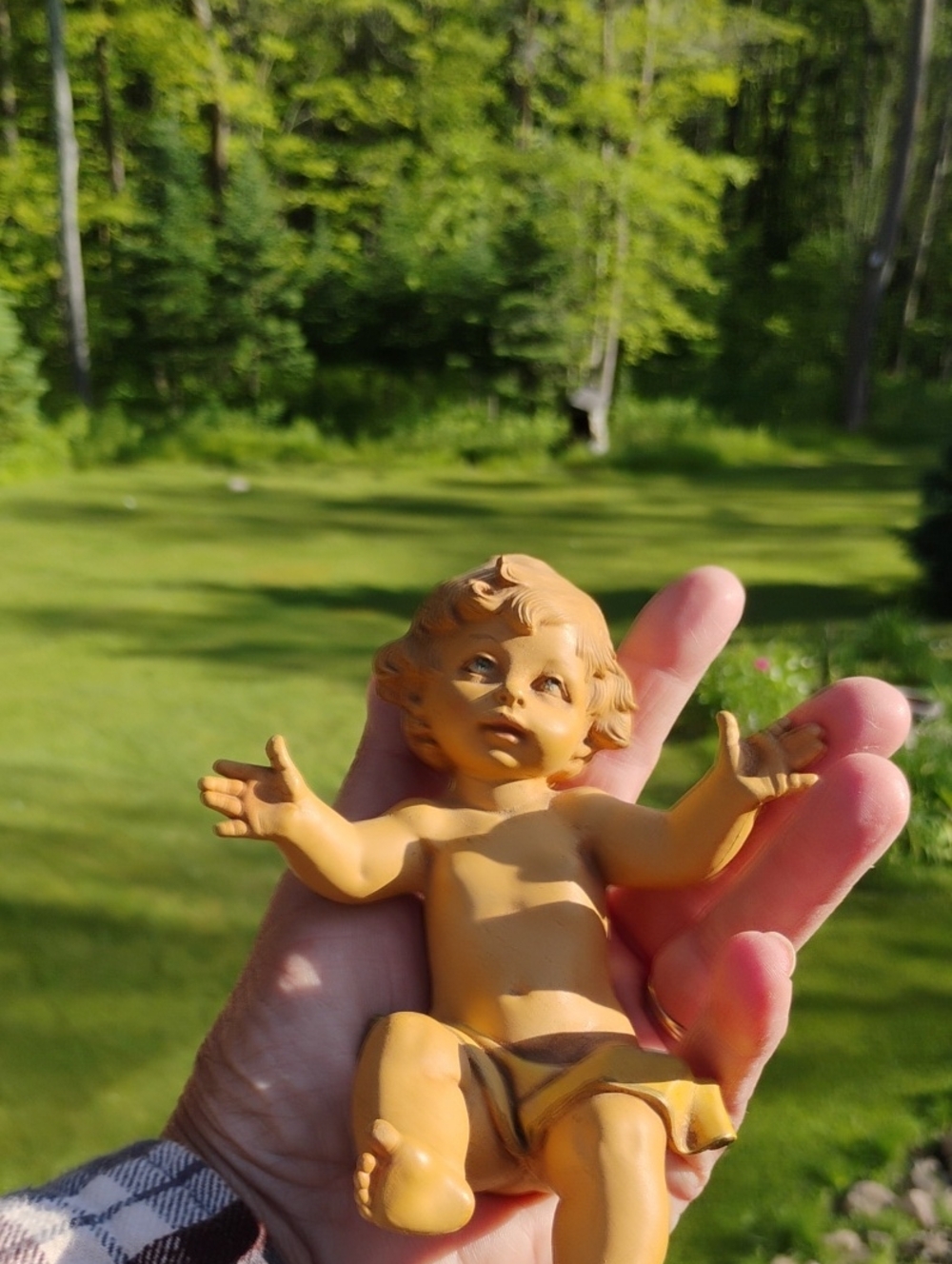 Fontanini Christ Child  🇮🇹 Baby Jesus Nativity Manger Large Italian Vintage
